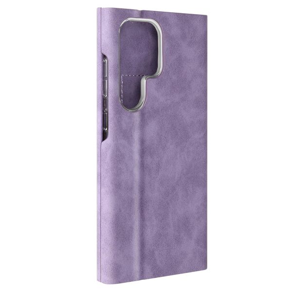 Avizar, Custodia In Ecopelle Sintetica Per Samsung Galaxy S24 Ultra, Viola Chiaro-image