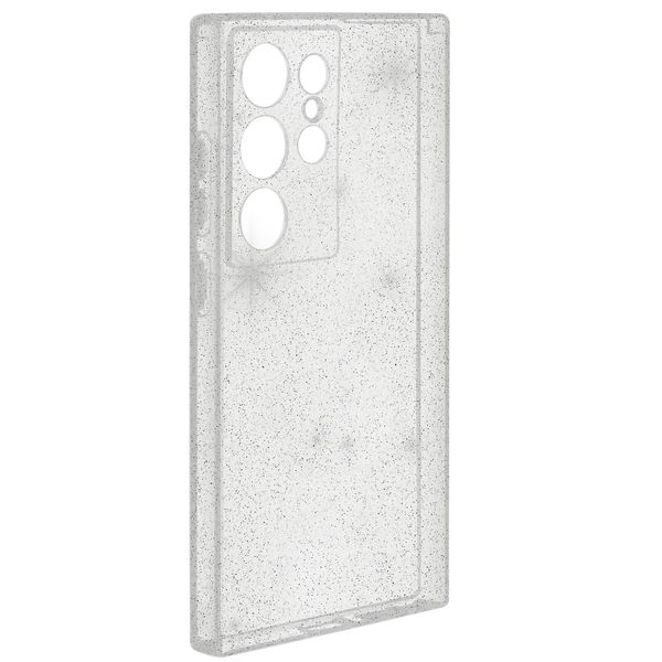 Avizar, Custodia In Silicone Glitterato Per Samsung Galaxy S24 Ultra, Trasparente-image