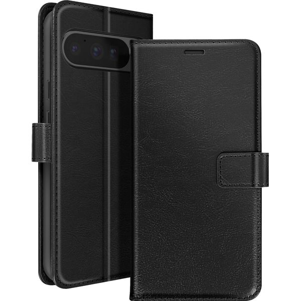 Mayaxess, Custodia A Portafoglio Google Pixel 9 Pro Xl Funzione Stand Con Cinturino, Nero-image