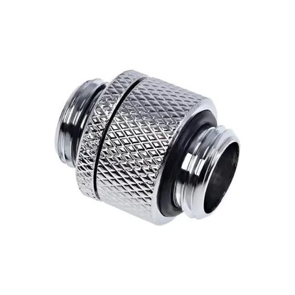 Alphacool Icicle Doppio Nipplo Girevole Ch | G1/4 Ag A G1/4 Ag - Cromo-image