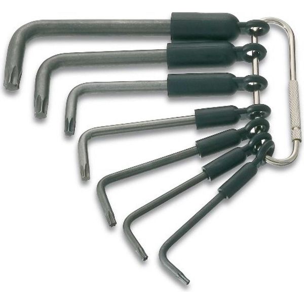 Hazet Star Socket Allen Key Set T 8, T 10, T 15, T 20, T 25, T 30, T 40 7-Piece-image