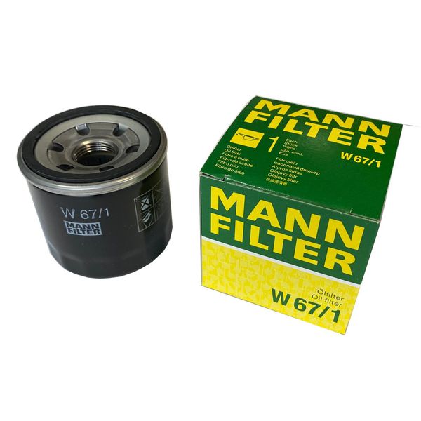 MANN-FILTER Filtro Olio W 67/1-image