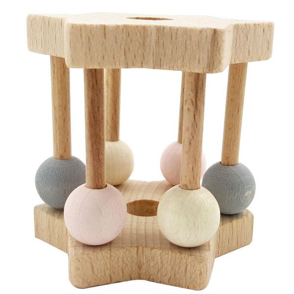 Giocattolo Per Bambini Con Sonaglio A Stella Lxlxh 70X70X65 Mm Nuovo-image