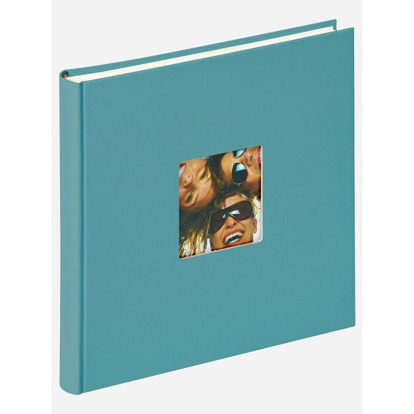 Walther Album Fotografico Fun 26X25 Cm Verde Petrolio 40 Pagine Bianche-image