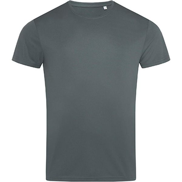 Stedman ST8000 | Maglietta Sportiva Attiva A Girocollo + ACTIVE-DRY - Colore: Grigio Granito - Taglia: Xl-image
