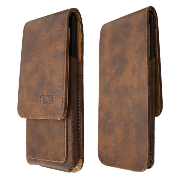 Caseroxx Custodia Flip Per Gigaset GS370 / GS370 Plus In Marrone-image