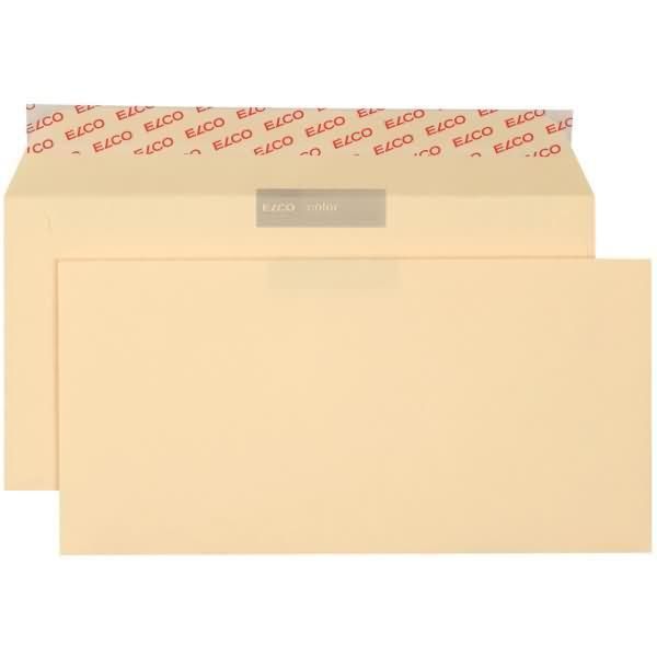 Elco 18833.41 Elco BriefumschläGe Color Din Lang Ohne Fenster Hellchamois Haftklebend 250 St.-image