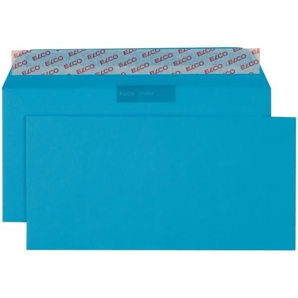 Elco 18833.32 BriefumschläGe Color Din Lang Ohne Fenster Intensivblau Haftklebend 250 St.-image
