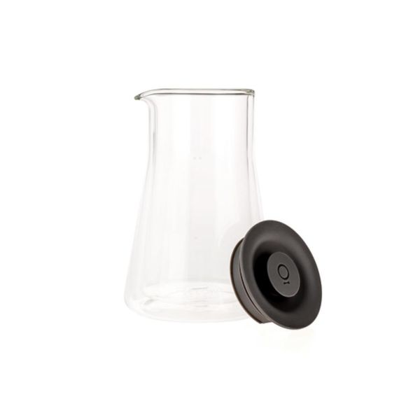 Karaffe Caraffa Per Acqua Caraffa In Vetro Con Coperchio Caraffa Per Vino A Doppia Parete 0,6 L-image