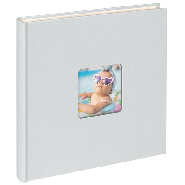 Walther Album Fotografico Fun 26X25 Cm Azzurro 40 Pagine Bianche-image