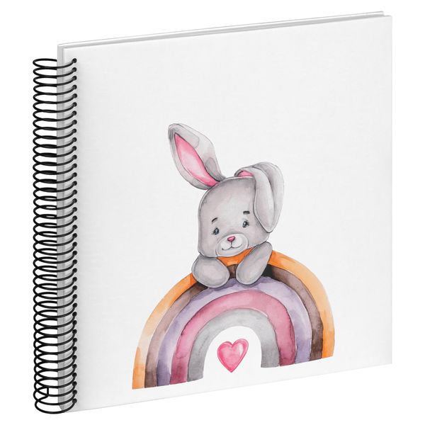 Walther Baby Album Album A Spirale Coniglio Malin 25X25 Cm 40 Pagine Bianche-image