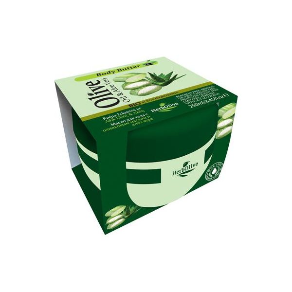 Herbolive Burro Corpo Olio Di Oliva E Aloe Vera 250Ml/40430-image