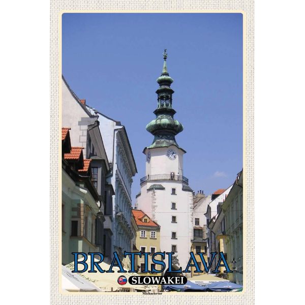 Vianmo Insegna In Legno 18X12 Cm Bratislava Slowakei Michaelertor-image
