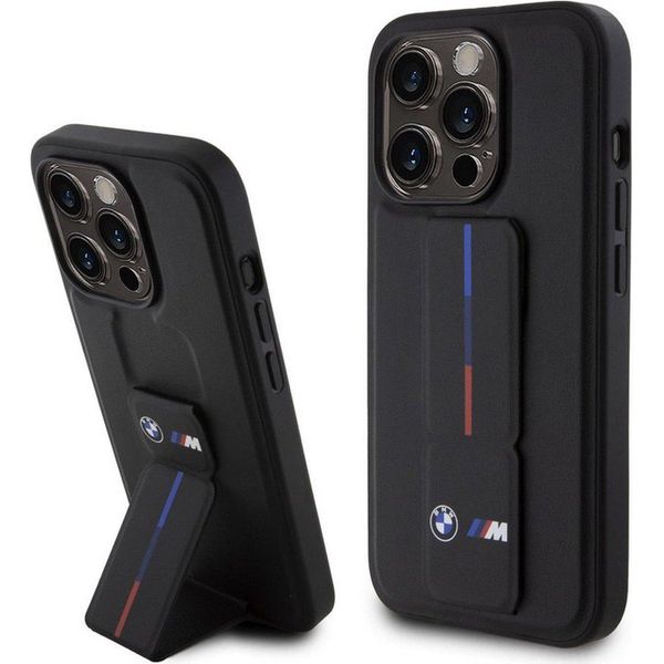 Etui Bmw Bmhcp15L22Gslk Iphone 15 Pro 6.1 Czarny/Nero Custodia Rigida Grip Stampa A Caldo-image