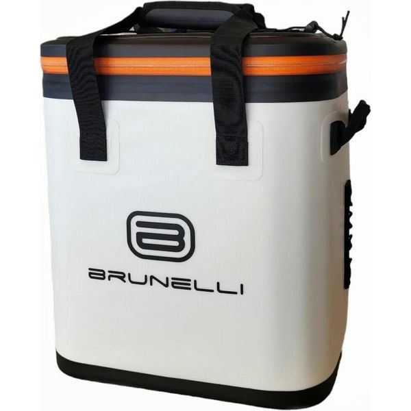 Brunelli 25L Borsa Frigo Cooler Box Zaino Picnic Campeggio Borsa Isolata Bianco-image