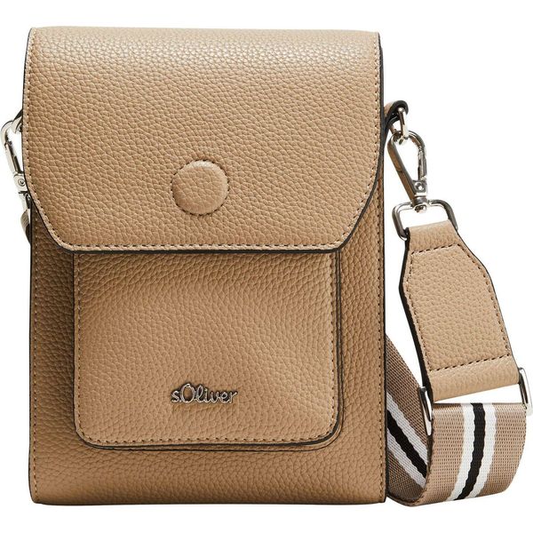 S.Oliver Borsa Per Cellulare Borsa A Tracolla Phone Bag Brown Grigio Talpa-image