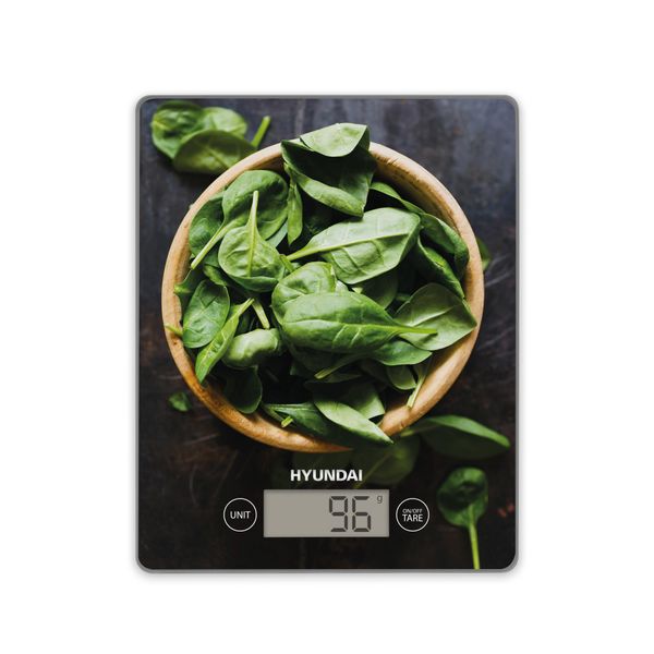 Bilancia Da Cucina Hyundai HYUKVE893C I 5 Kg I Display Lcd I Funzione Tara I Spegnimento Automatico I Facile Manutenzione I Indicatore Di Sovraccarico I Indicatore Di Batteria-image