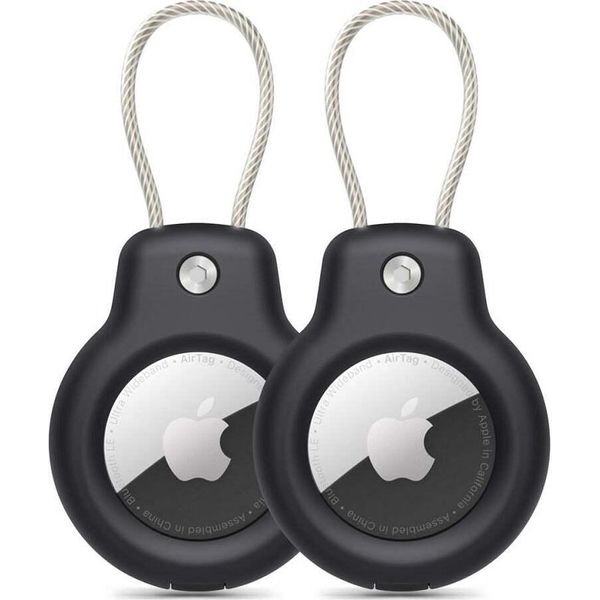 Tech-Protect Rough Vein 2-Pack Apple Airtag Nero-image
