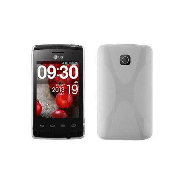 Cadorabo Custodia Per Telefono Cellulare Per Lg L1 Ii In Bianco Cover Tpu Silicone Back Cover Case-image