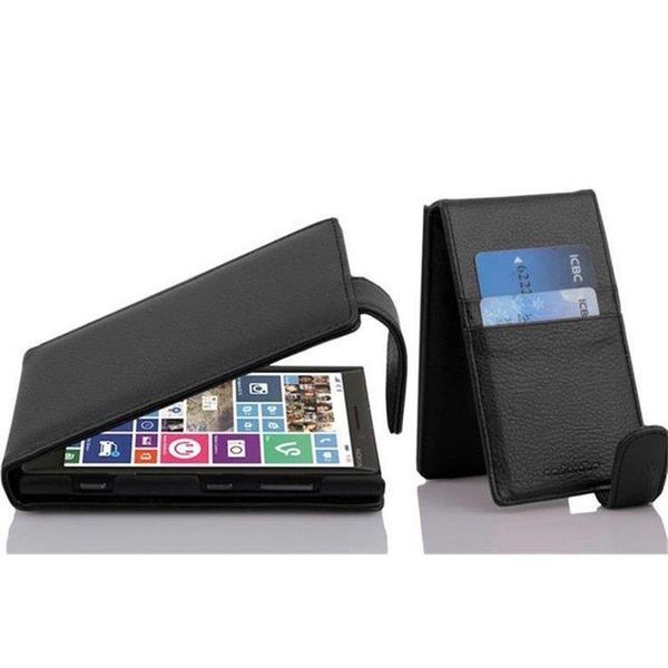 Cadorabo Custodia Protettiva Per Nokia Lumia 929 / 930 Cover In Nero Flip Case Custodia Per Cellulare Cover In Similcuoio-image