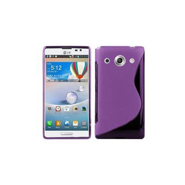 Cadorabo Cover Protettiva Per Lg Optimus G Pro Cover In Viola Custodia Del Telefono Cellulare Custodia In Silicone Tpu-image