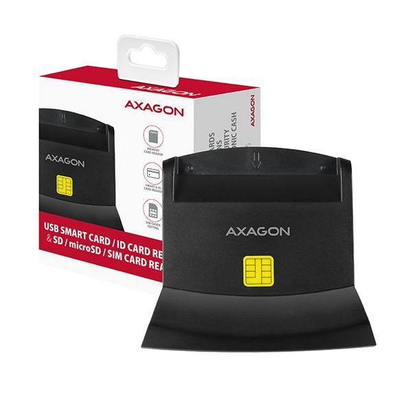 Axagon Axagon CRE-SM2 Lettore Di Smart Card Indoor Usb Usb 2.0 Nero-image