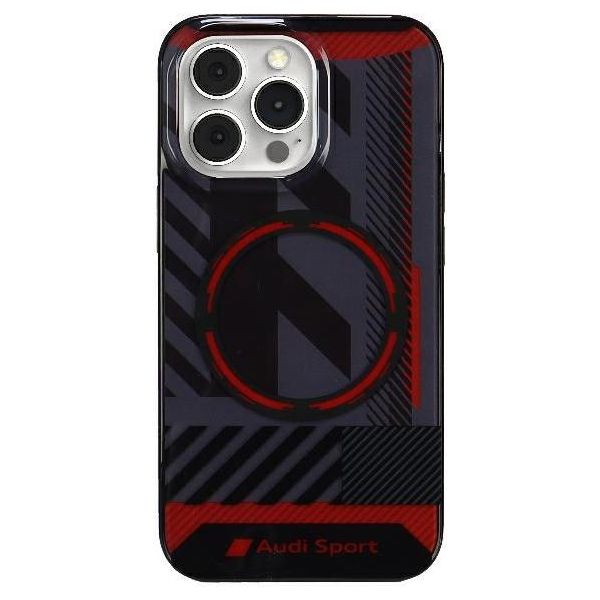 Audi Iml Sport Magsafe Custodia Iphone 13 Pro / 13 6.1 Nero/Nero Custodia Rigida Au-Imlmip13P-Rsq/D2-Bk-image