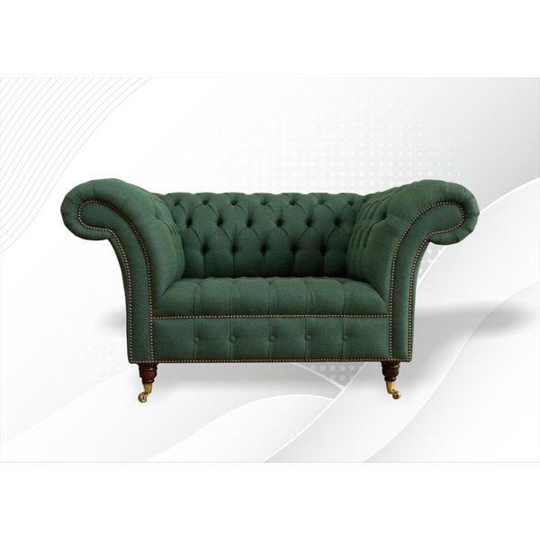 Chesterfield Tessile Verde Mobili Creativi Nuovo Soggiorno Design Moderno Lusso-image