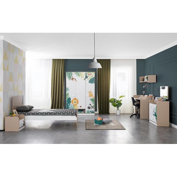 Comodino Comodini Console In Legno Cassettiera Mobili Camera Dei Bambini Nuovo-image