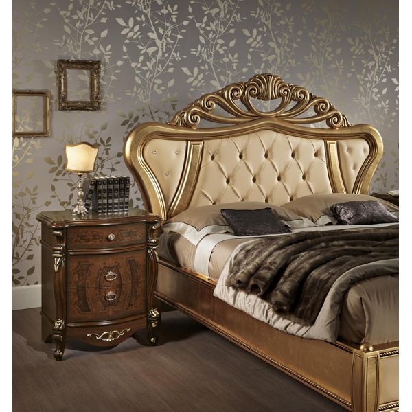 Camera Da Letto Matrimoniale Design Italia Mobilificio Chesterfield Letti Nuovo-image