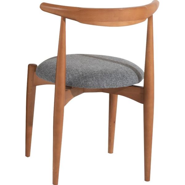 Sedia Da Pranzo Sedia In Legno Sedia Da Cucina Senza Braccioli Mobili In Legno Marrone-image