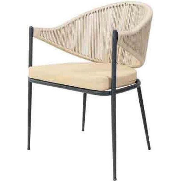 Sedia Beige Monoposto Imbottita Mobili Sala Da Pranzo Sedie Acciaio Inox Elementi-image