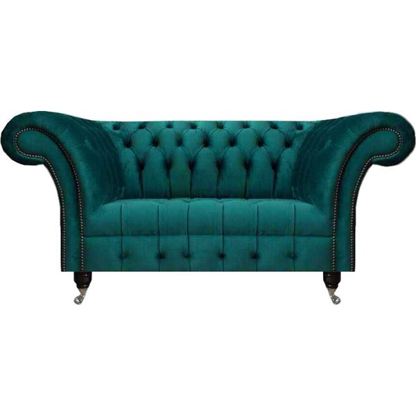 Divano Moderno Chesterfield Divano A Due Posti Mobili Di Design Divano Imbottito-image