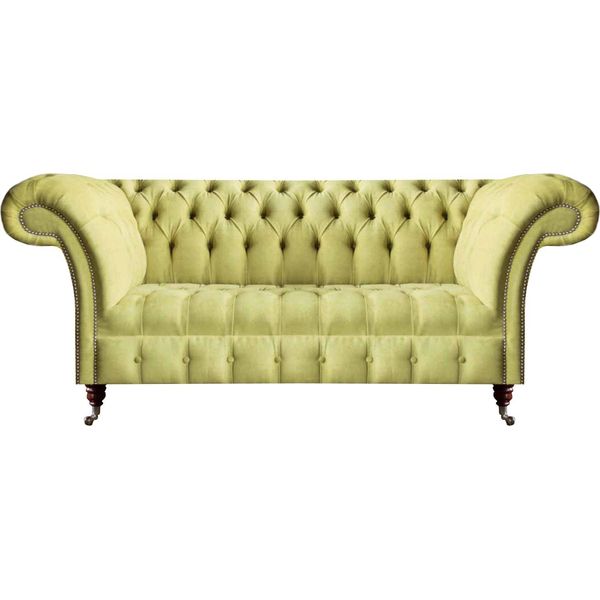 Soggiorno Divano Imbottito Di Lusso Tre Posti A Sedere Divano Chesterfield Nuovo Design-image