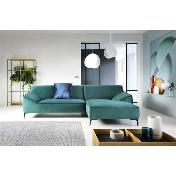 Divano Angolare Di Design Divani Moderni A L In Tessuto Tessuto Divano Zona Giorno Divano In Velluto-image