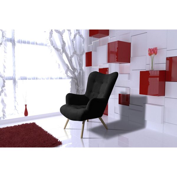 Poltrona Sedia Di Lusso Imbottitura Cocktail Relax Bar Lounge Club Sedie Mobili Design-image