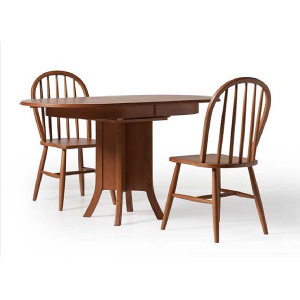 Set Da Pranzo Set Da Pranzo In Legno Sala Da Pranzo Tavolo Sedie 5Pcs Marrone Zona Pranzo-image