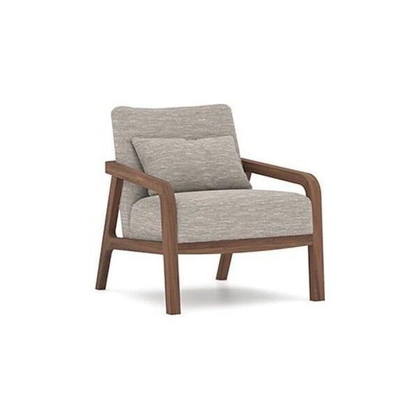 Poltrona Di Design Salotto Di Lusso Legno Divano Imbottitura Tessile Mobili Imbottiti-image