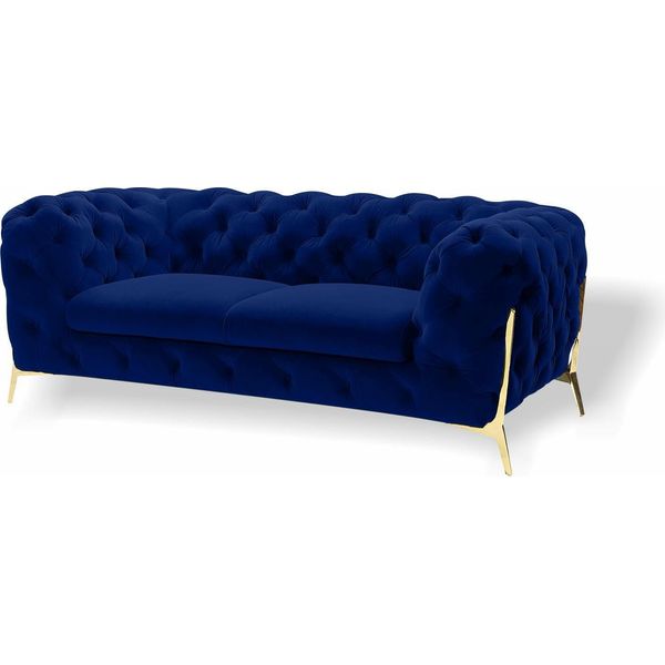 Divano 2 Posti Classico Chesterfield Divani Divani Tappezzeria Due Posti Seduta Nuovo-image