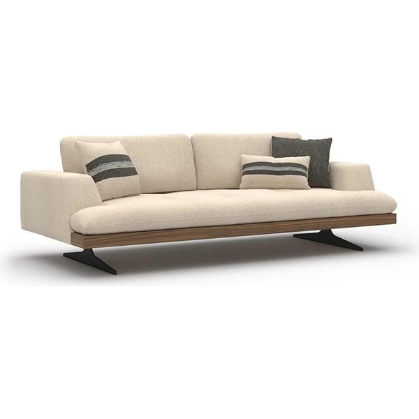 Mobili Imbottiti Di Lusso Divano A Tre Posti Design Soggiorno Moderno Divano Nuovo-image