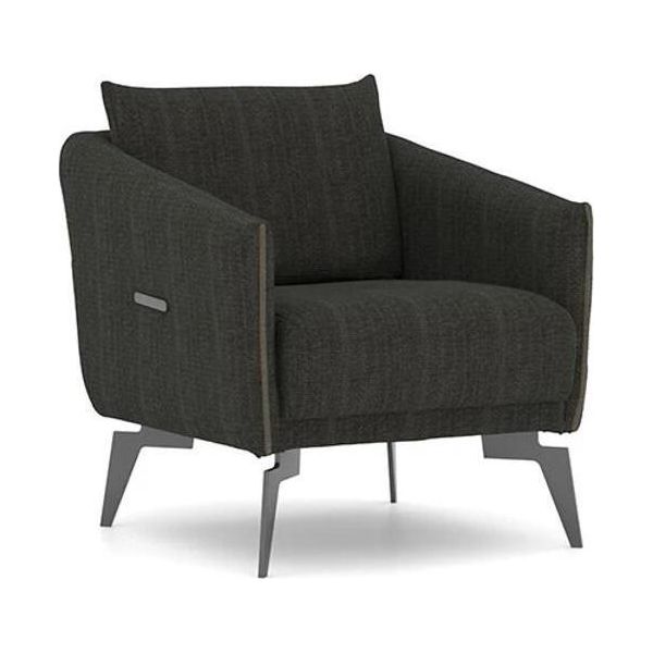 Poltrona Di Lusso Design Moderno Soggiorno Mobili Imbottiti Tessuto Rivestimento Tessuto-image