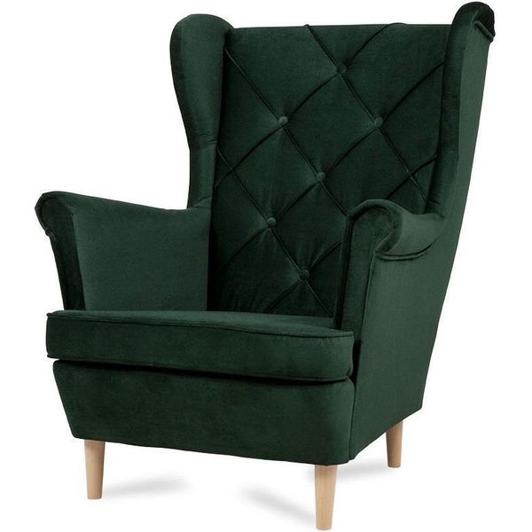 Poltrona Chesterfield Divano Tv Divano A 1 Posto Tessuto Poltrona Ad Ala Divani-image
