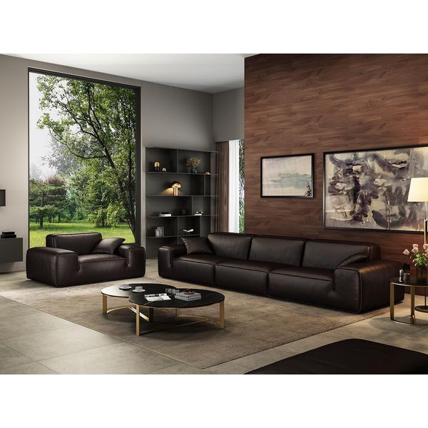 Divano Di Lusso A 4 Posti In Pelle Soggiorno Design Moderno Divani Tappezzeria Divani-image
