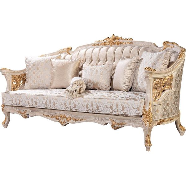 Divano Chesterfield 3 Posti Di Design Divani Imbottiti Di Lusso Divani In Tessuto Nuovo-image