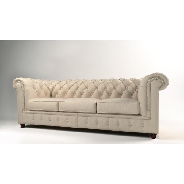 Design Divano Chesterfield Divano Imbottito Divani Divani Seduta Set Pelle 3 Posti-image