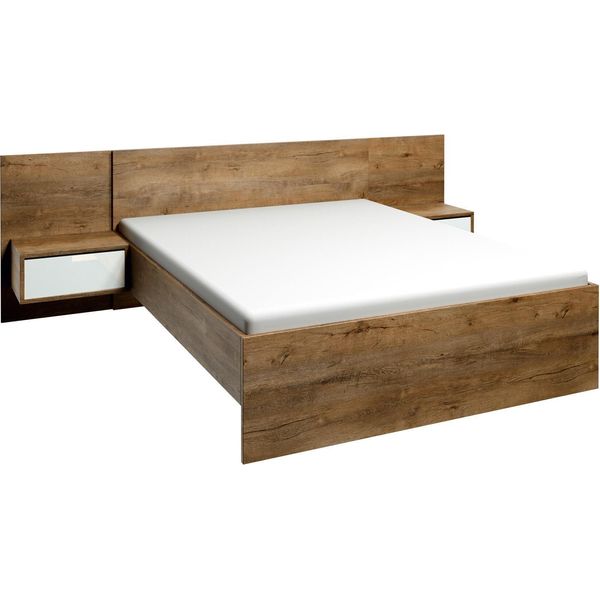 Camera Da Letto Arredamento Moderno In Legno Nuovo Design Del Rivestimento Del Letto Letti D'albergo Matrimoniali Di Lusso-image