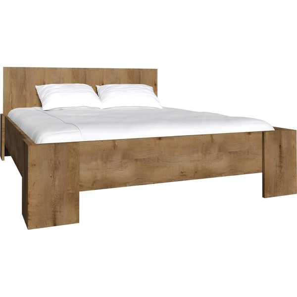 Tessuto Di Rivestimento Di Lusso Di Design Letto Camera Da Letto Letti Tessile Legno Hotel-image