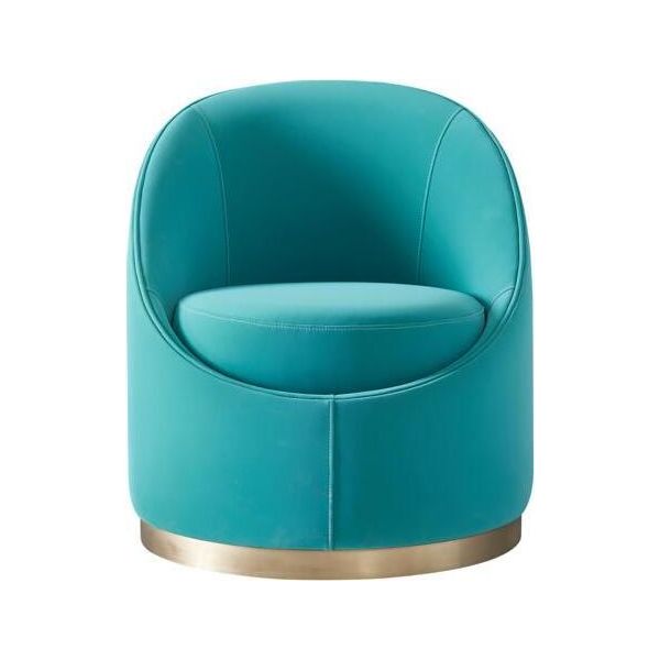 Mobili Di Lusso Design Sala Da Pranzo Poltrona Soggiorno Lounge Club Relax Divano Turchese Nuovo-image