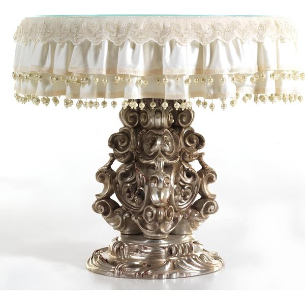 Tavolino Barocco In Vetro Tavolino Italiano D'arredo Tavoli Da Salotto-image
