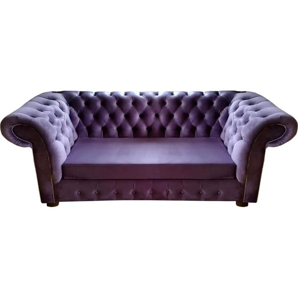 Divano Di Design A Due Posti Divano Da Salotto Arredamento Imbottito Chesterfield-image